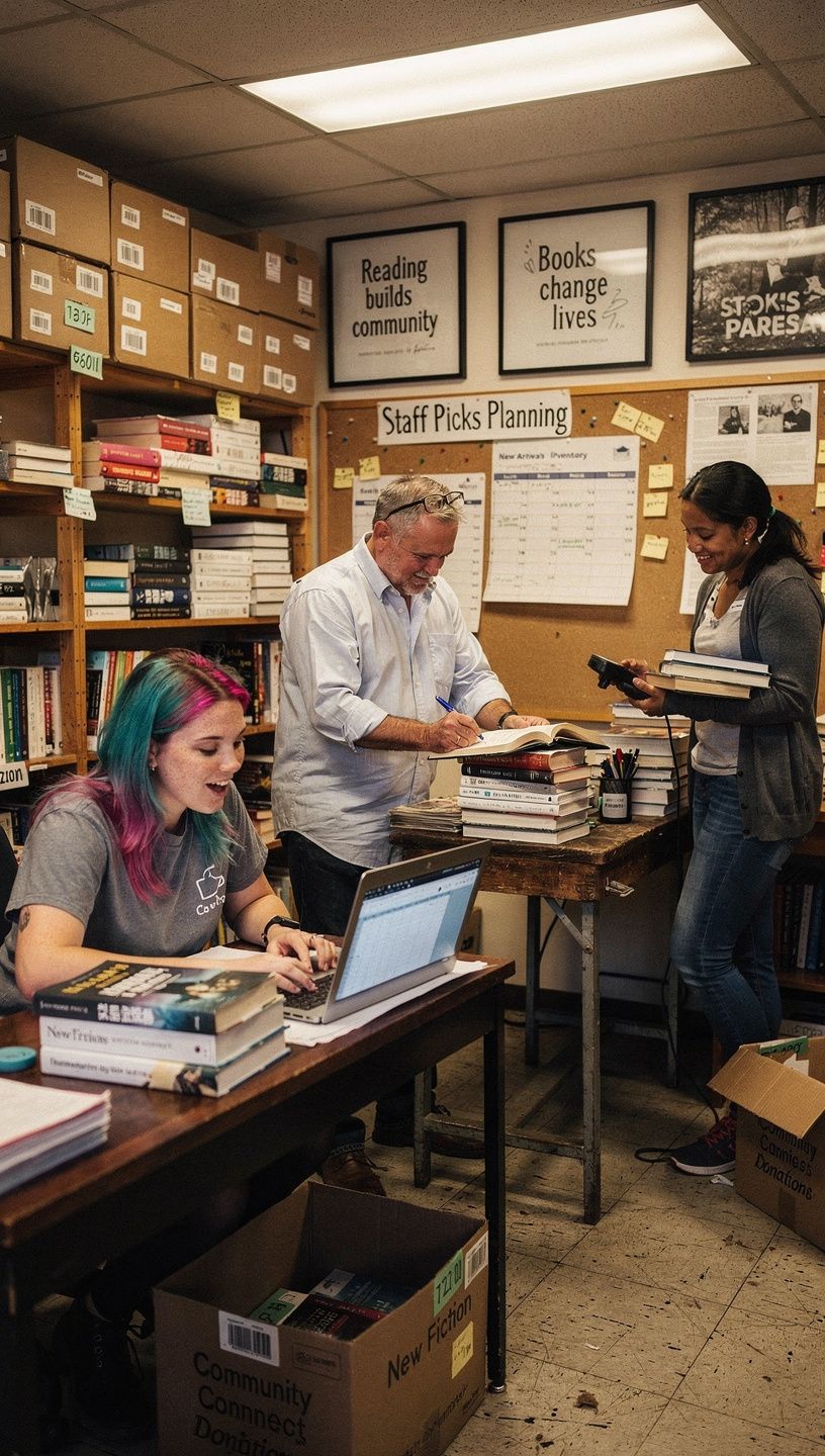 地元の書店の新刊本が並んでいる様子