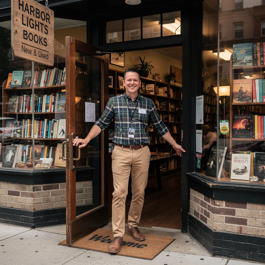 地域の読者が推薦する本のディスプレイ