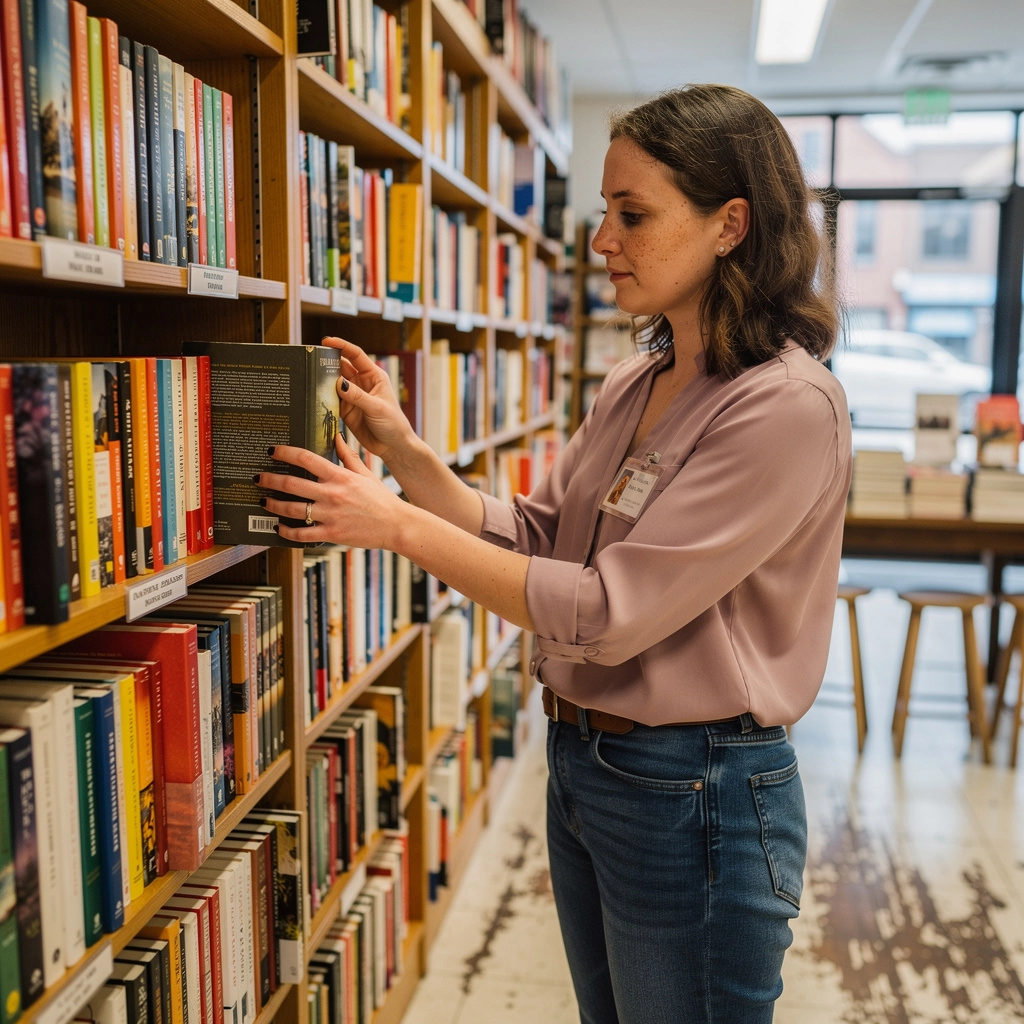 書店内で読書を楽しむお客様の様子
